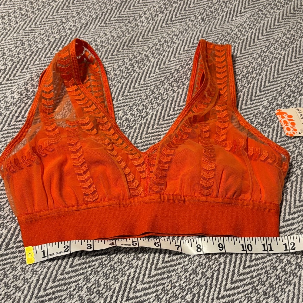 FP Movement by Free People Vibrant Orange Sports Bra - Picture 6 of 6